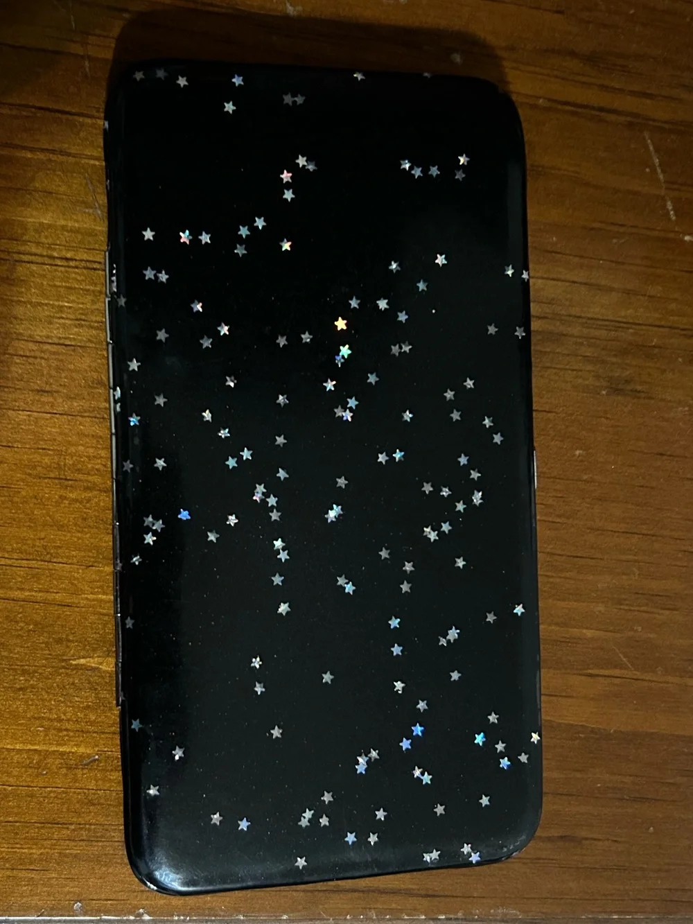 Black Starry Glitter Wallet